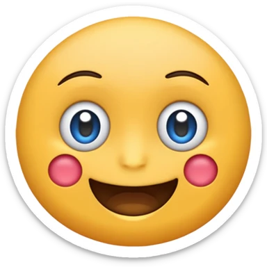 Emoji de laço azul sticker