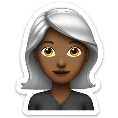 female video editor sticker