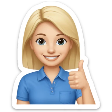 tia granjera dando like sticker