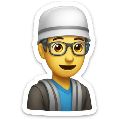 Pracaidista usando un paracaidas sticker