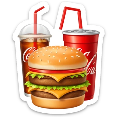 McDonald’s meal  sticker