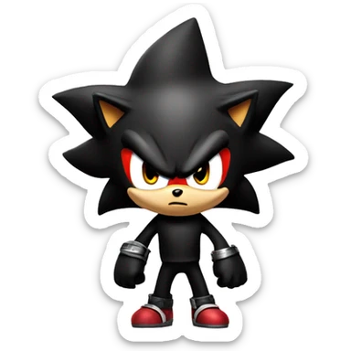 Shadow the hedgehog sticker