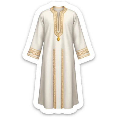 Thobe with no human just the dress sticker
