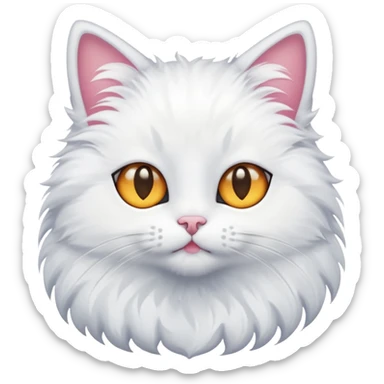 Cat with star eyes sticker