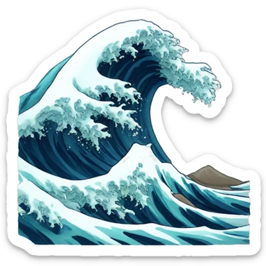 tsunami sticker