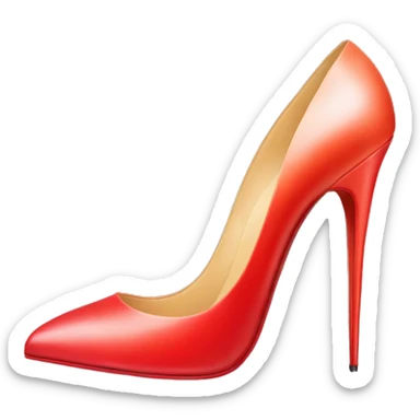 Louboutin pump sticker
