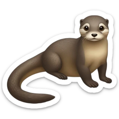 Loutre et tortu sticker