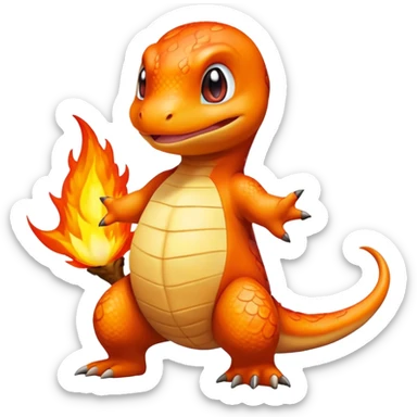 Charmander from Pokémon sticker