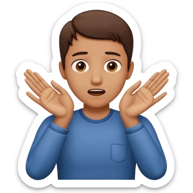 two hands gesturing a choking motion with no person included  sticker