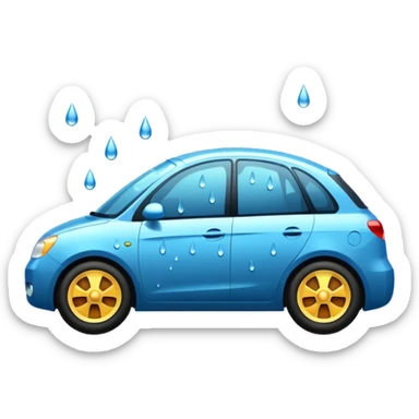 rain on windshield sticker