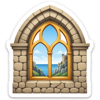 castle window sticker