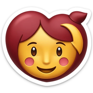 bordo kurdele koyu renk  sticker