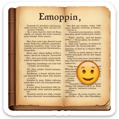 Dictionary page with definition sticker