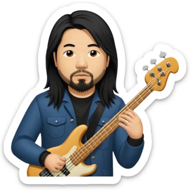 Chi Cheng (1970-2013) bassist of Deftones sticker