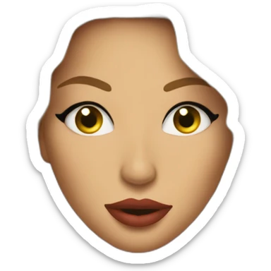 Afida Turner with her amazing blond hair singing sticker