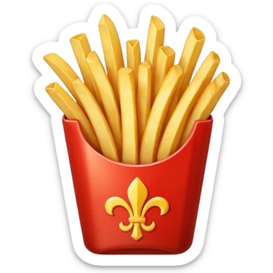 patatine fritte porzione sticker