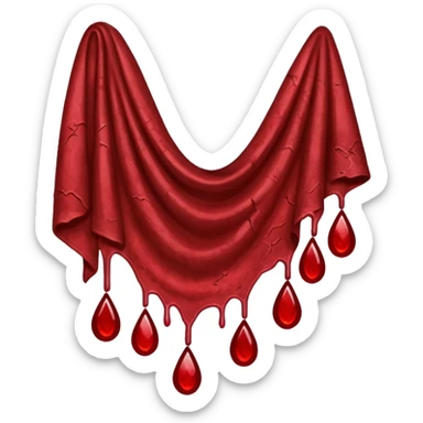 blood rag sticker