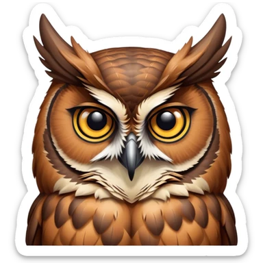 Californian Horned Owl sticker