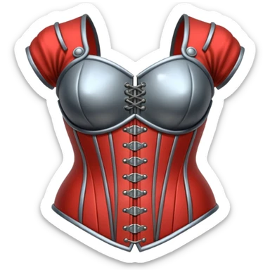 heavy corset armor modern sticker
