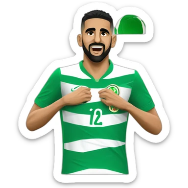 Riyad Mahrez algeria sticker