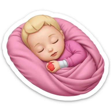 only new born baby gỉrl sticker
