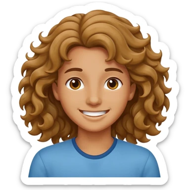 more wavu hair, good smile ! perfect
 sticker