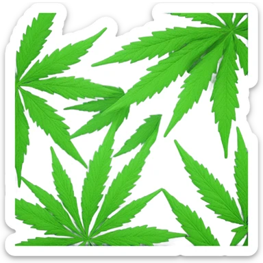 Weed sticker