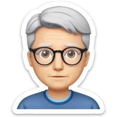 Gojo with glasses and no wrinkles sticker