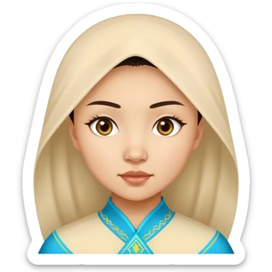 VIP Kazakh girl  sticker