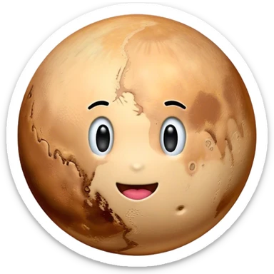 Planet Pluto sticker