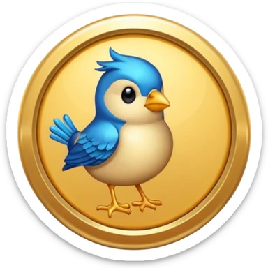 circular achievement style badge for early bird sticker