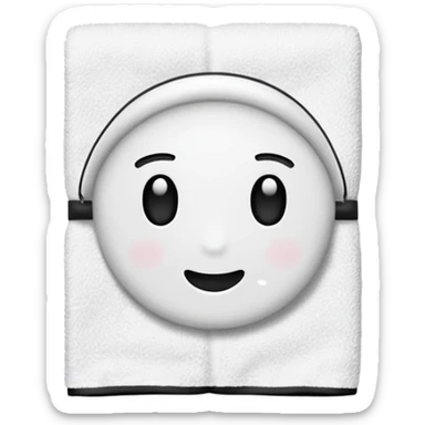 Hairdresser towel sticker