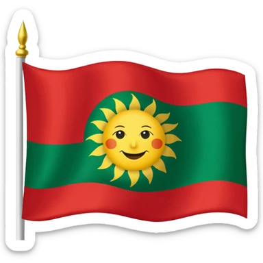 Kürdistan flag sticker