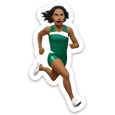 Cathy freeman sprinting sticker
