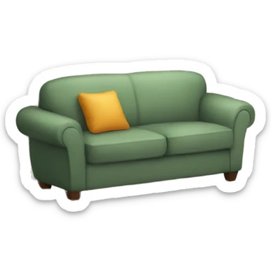 Cozy sofa sticker