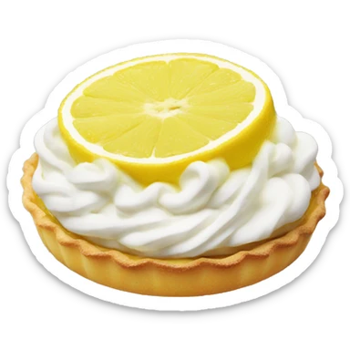 Tarte citron meringuée  sticker
