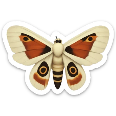 Promethia moth sticker