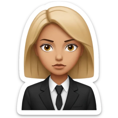 Reserved, ambitious, and serious. A bit hard to impress. woman like devil wears prada sticker