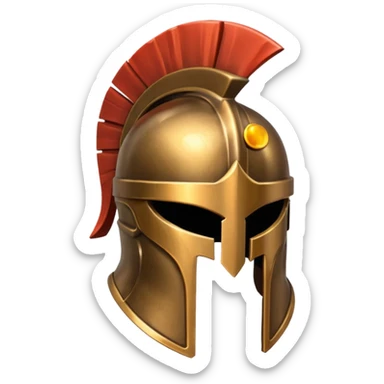 spartan helmet sticker