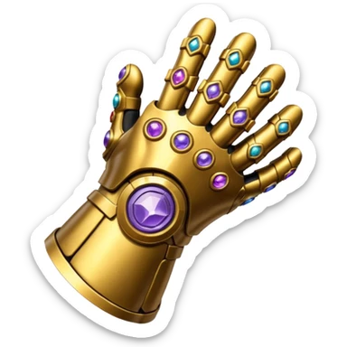 Thanos Infinity Gauntlet sticker