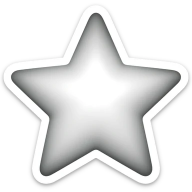 Star shape sticker