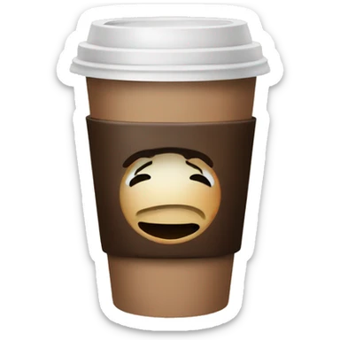 Coffee sticker