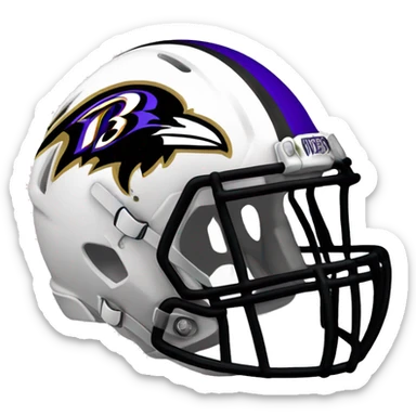 Baltimore Ravens Helmet sticker