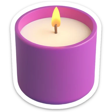 scented candle sticker