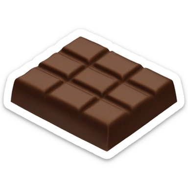 Chocolate bar sticker