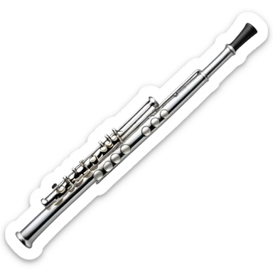 Silver C Flute sticker