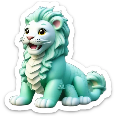 cute merlion sticker