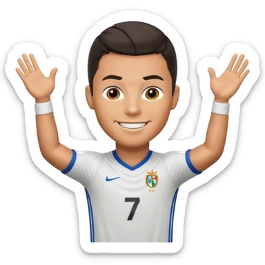 Cristiano ronaldo realiste sticker