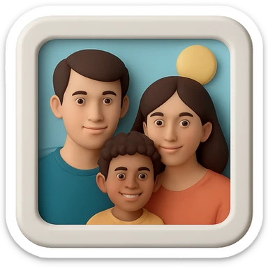 recreate this photo frame but add bit more details sticker