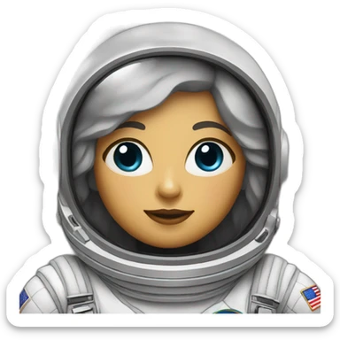 Woman Astronaut  sticker